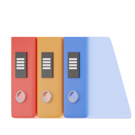 Binders  3D Icon