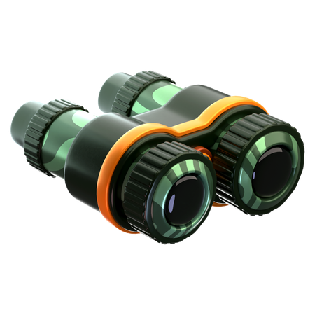 Binocular  3D Icon