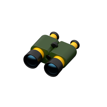 Binocular  3D Icon