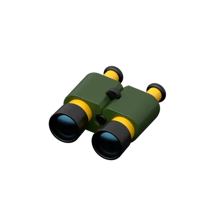 Binocular  3D Icon