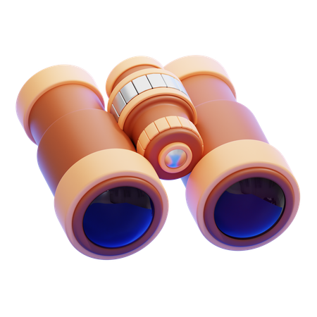 双眼鏡  3D Icon