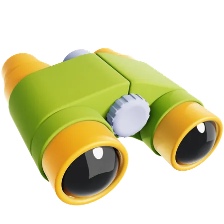 Binocular  3D Icon