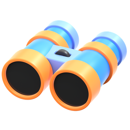 Binocular  3D Icon