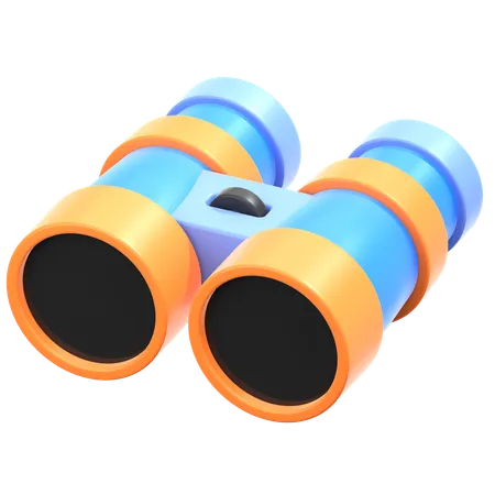 Binocular  3D Icon