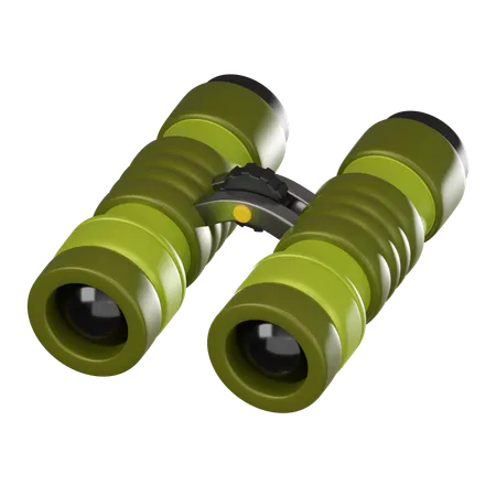 Binocular  3D Icon