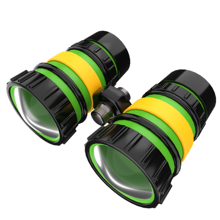 Binocular  3D Icon