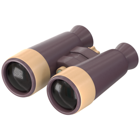 Binocular  3D Icon