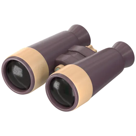 Binocular  3D Icon