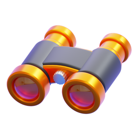 Binocular  3D Icon