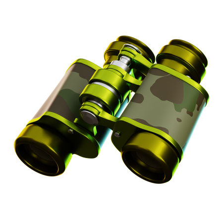 Binocular  3D Icon