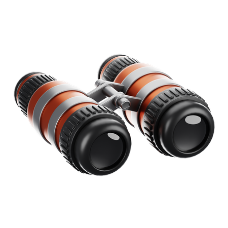 Binocular  3D Icon