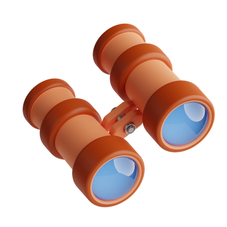 Binocular  3D Icon