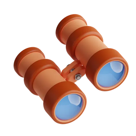 Binocular  3D Icon