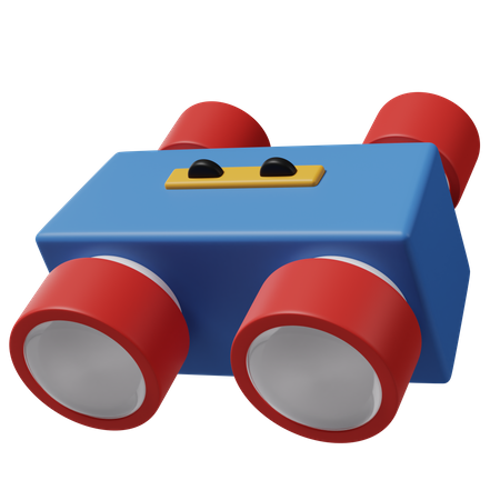 Binocular  3D Icon