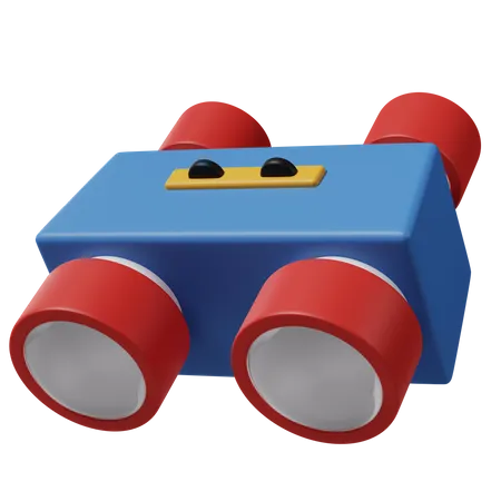 Binocular  3D Icon