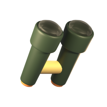 Binocular  3D Icon