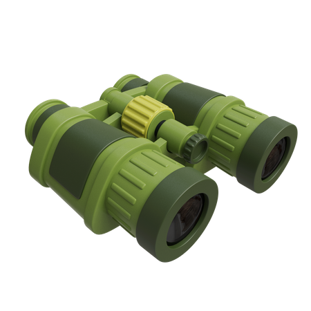 Binocular  3D Icon