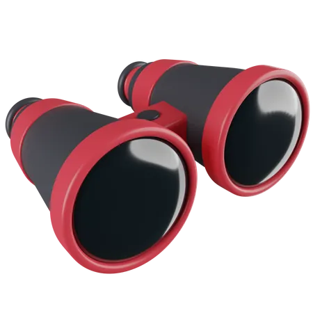 Binocular  3D Icon