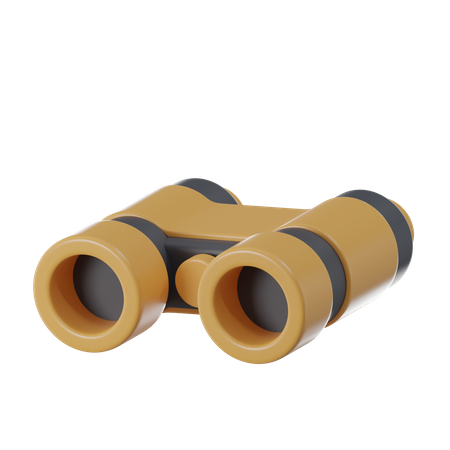 Binocular  3D Icon