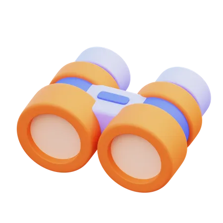 Binocular  3D Icon