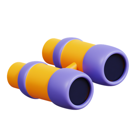 Binocular  3D Icon