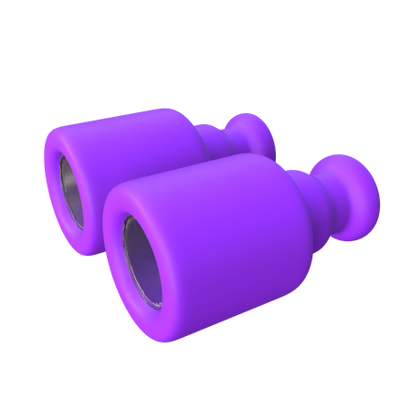 Binocular  3D Icon