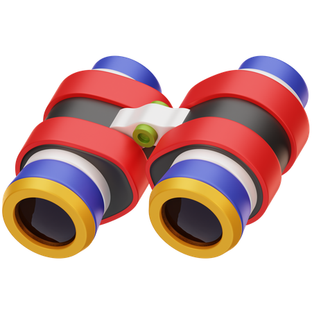 Binocular  3D Icon