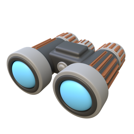 Binocular  3D Icon