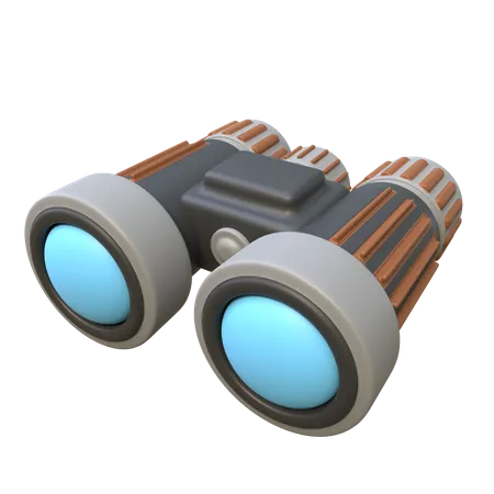 Binocular  3D Icon