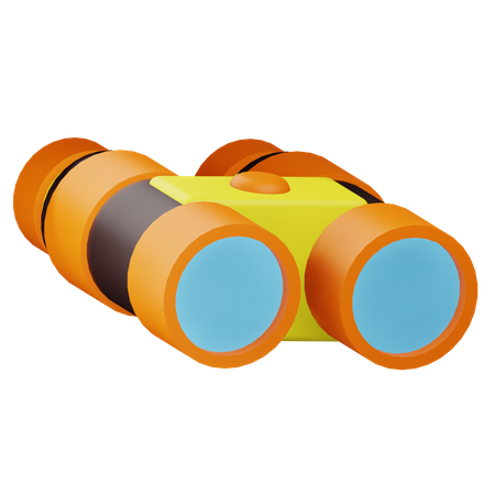 Binocular  3D Icon