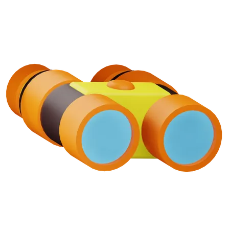 Binocular  3D Icon