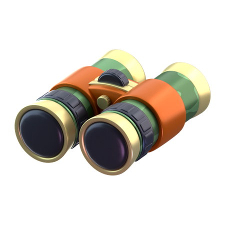 Binocular  3D Icon