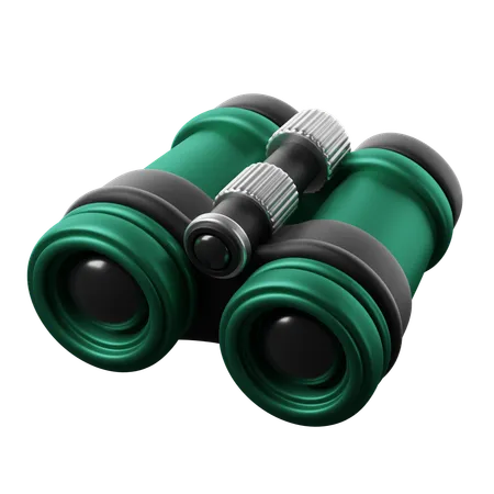 Binocular  3D Icon