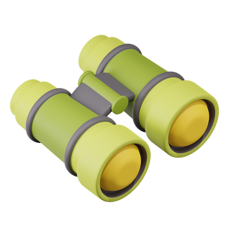 Binocular  3D Icon