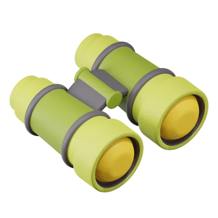 Binocular  3D Icon