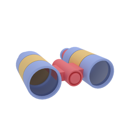 Binocular  3D Icon