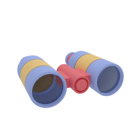 Binocular  3D Icon