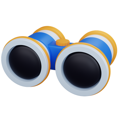 Binocular  3D Icon