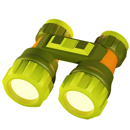 Binocular  3D Icon