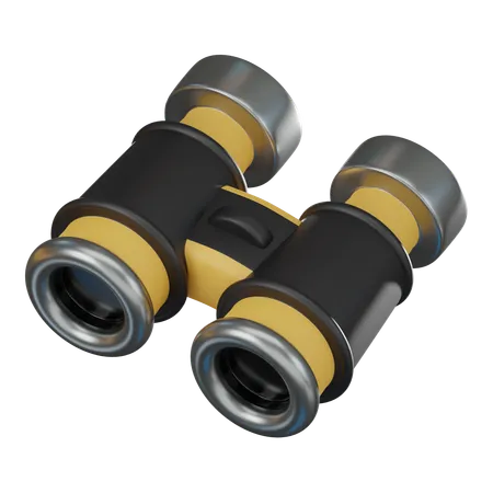 Binocular  3D Icon