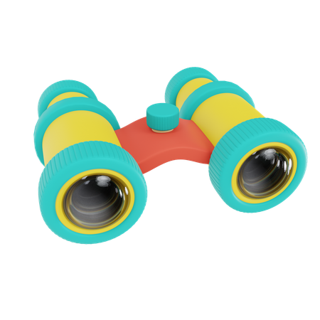 Binocular  3D Icon