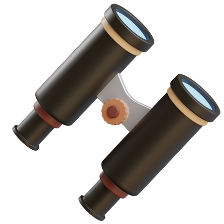 Binocular  3D Icon