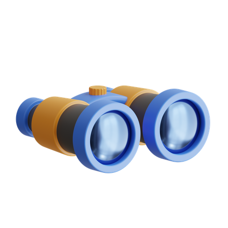 Binocular  3D Icon