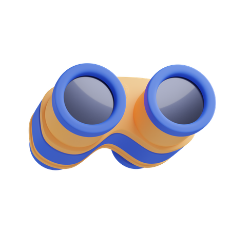 Binocular  3D Icon