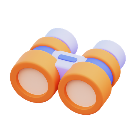 Binocular  3D Icon
