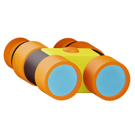 Binocular  3D Icon