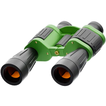 쌍안경 군사  3D Icon