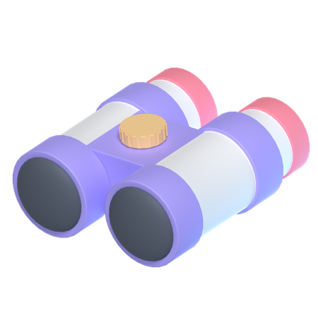 Prismáticos  3D Icon