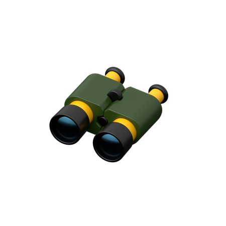 Binocular  3D Icon