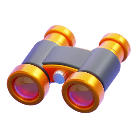 Binocular  3D Icon